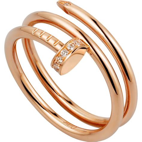 clou bague cartier|cartier justin un clou.